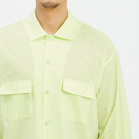 Warrick Shirt - Lime Translucent Cotton