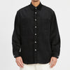 Dexter Shirt - Black Thin Wale Cotton Corduroy