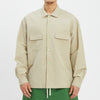 Warrick Shirt - Beige Linen/Cotton