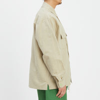 Warrick Shirt - Beige Linen/Cotton