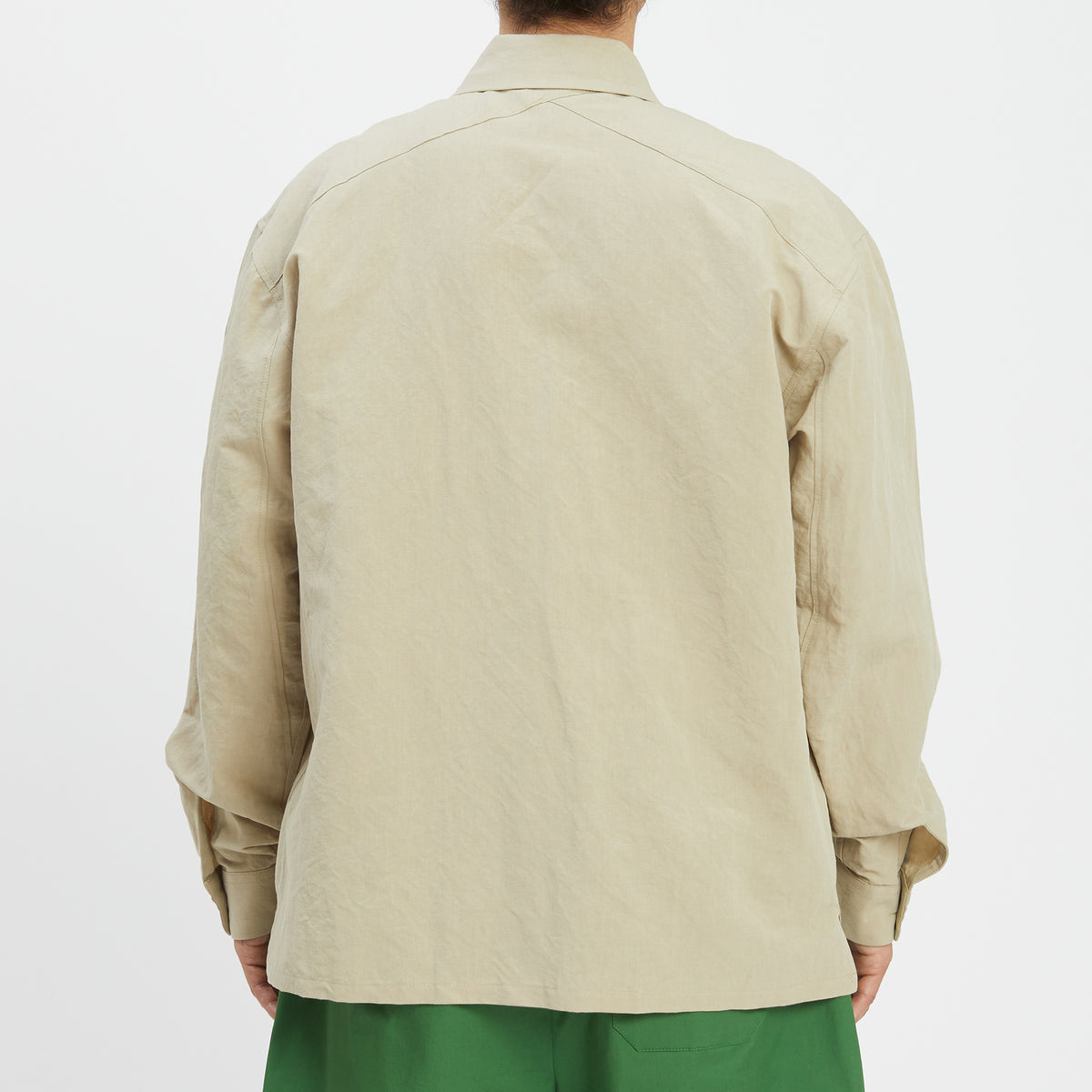Warrick Shirt - Beige Linen/Cotton