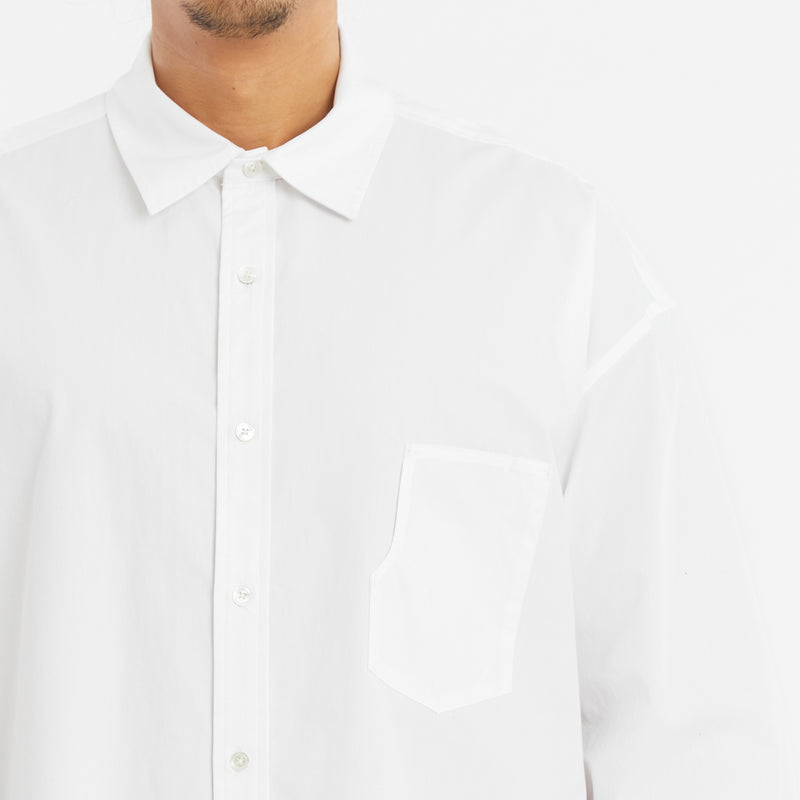 Savant Shirt - White Cotton