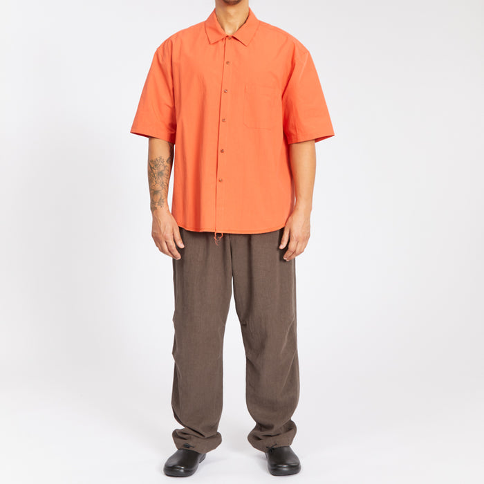 Sage Shirt - Orange Cotton