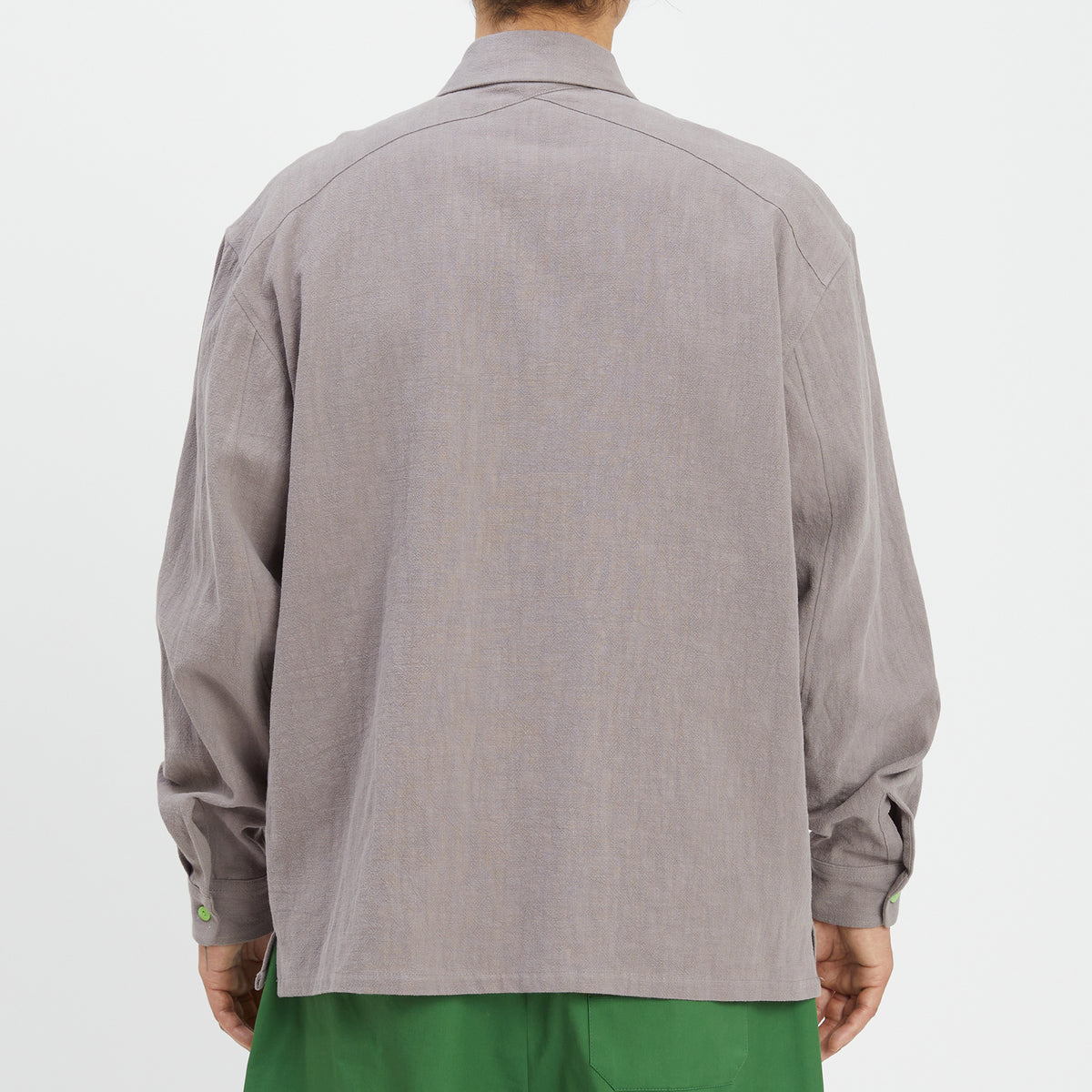 Warrick Shirt - Grey Ramie