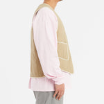 Yukon Vest - Tan Quilted Recycled Nylon WR