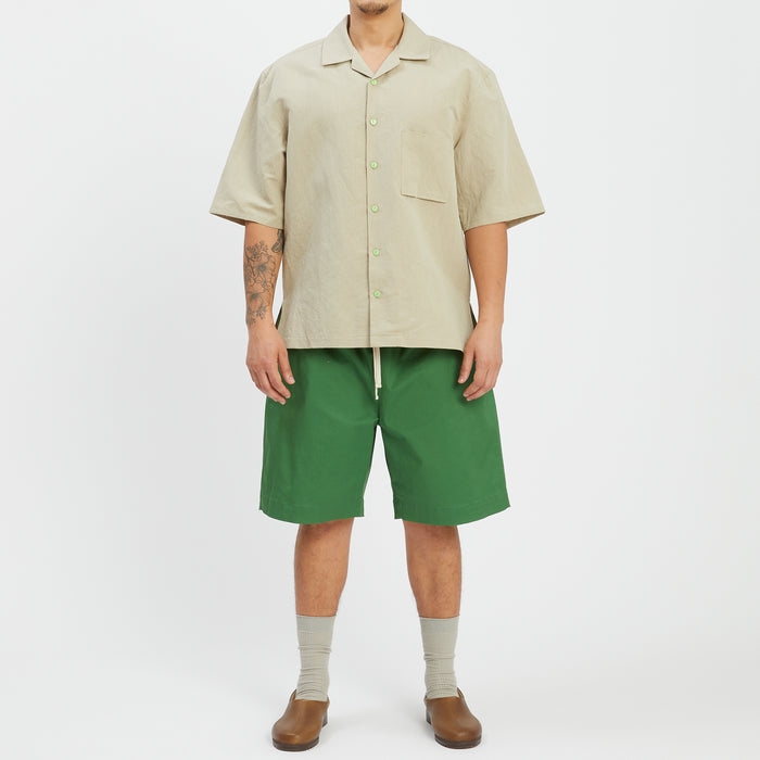 Aloha Shirt - Beige Linen / Cotton