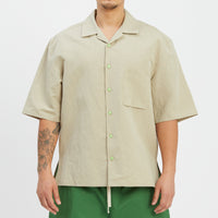 Aloha Shirt - Beige Linen / Cotton
