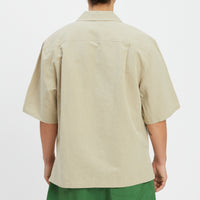 Aloha Shirt - Beige Linen / Cotton