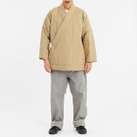 Big Folk Robe - Tan Quilted Recycled Nylon WR