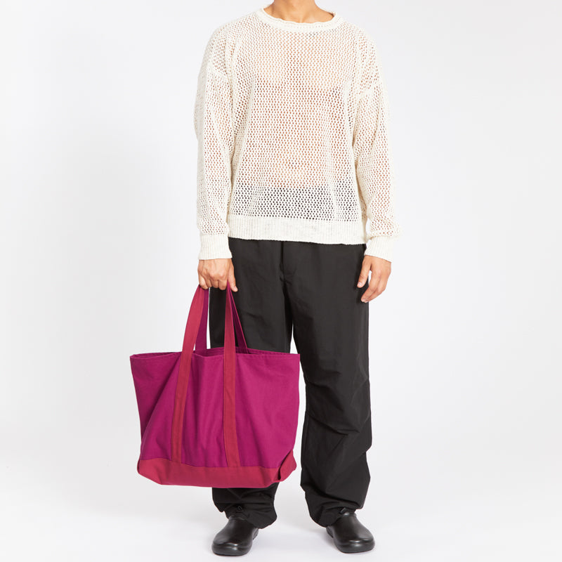 Tote Bag - Magenta Cotton Duck