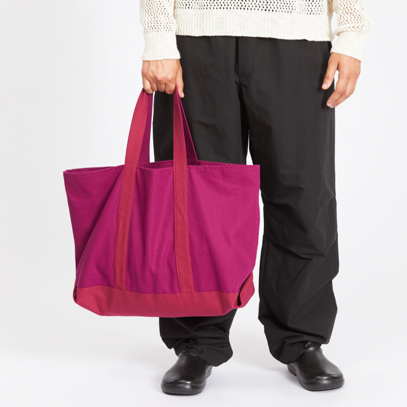 Tote Bag - Magenta Cotton Duck