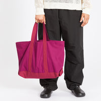 Tote Bag - Magenta Cotton Duck