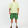 Aloha Shirt - Lime Translucent Cotton
