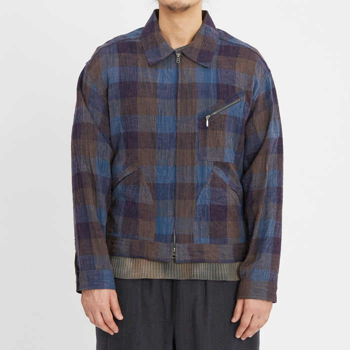 Buddy Jacket - Blue & Purple Plaid