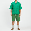 Aloha Shirt - Kelly Green Linen / Rayon