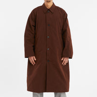 Mountain Trench Coat - Brown Waxed Cotton/Nylon WR