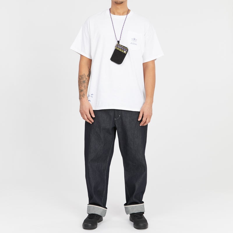 Wallet Necklace - Black Waxed Cotton/Nylon