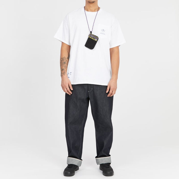 Wallet Necklace - Black Waxed Cotton/Nylon