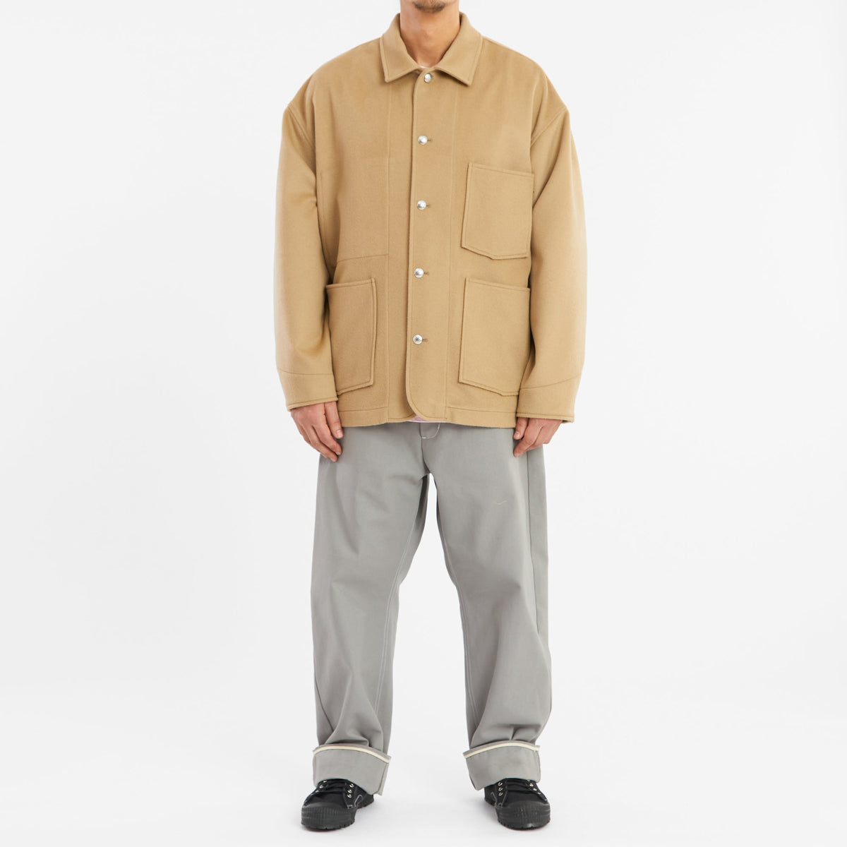 Barn Coat – Camel Wool