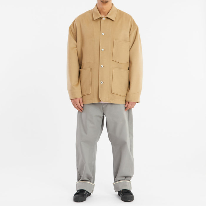 Barn Coat – Camel Wool