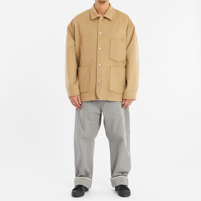 Barn Coat – Camel Wool