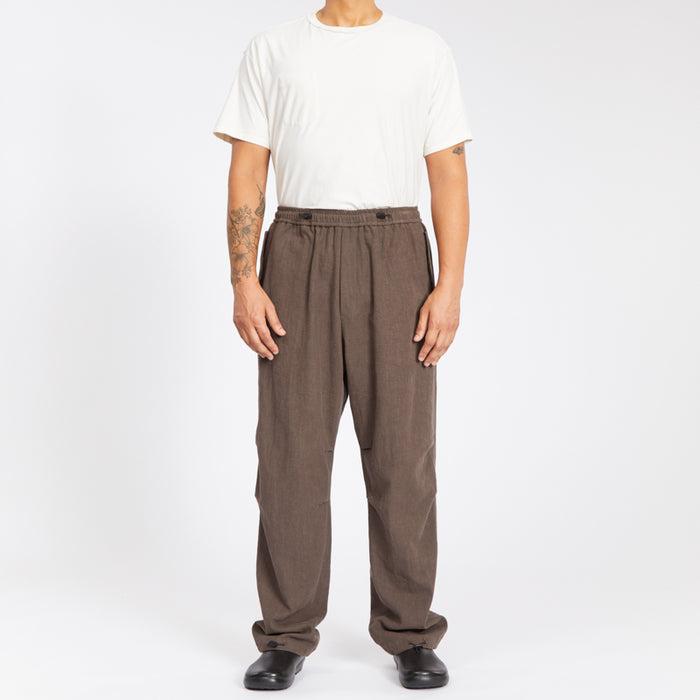 M100 Pant - Brown Ramie