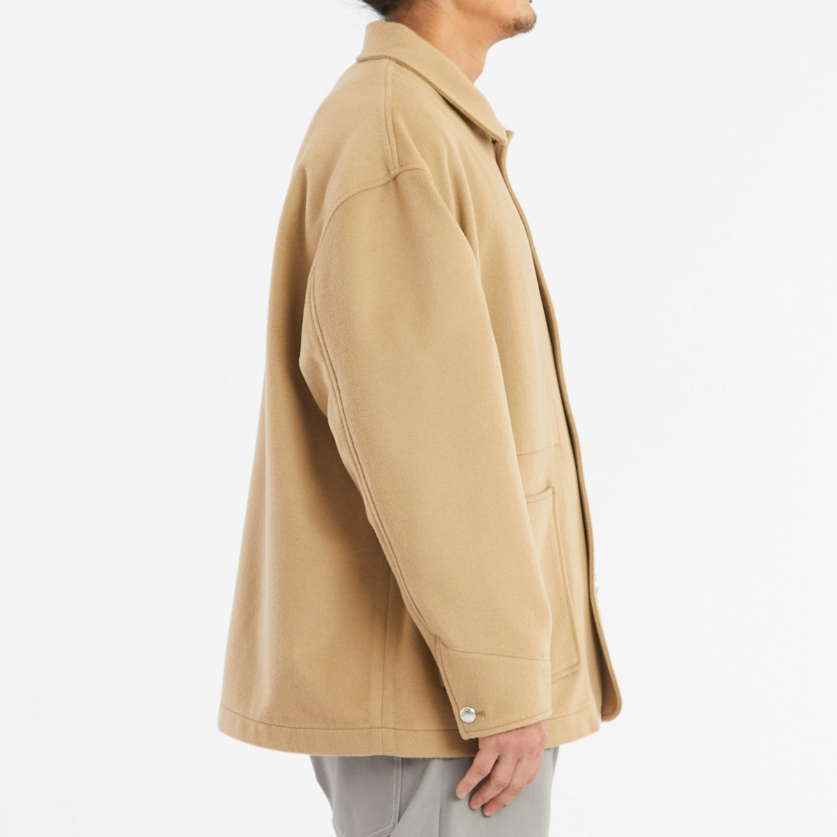 Barn Coat – Camel Wool