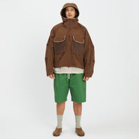 Wading Jacket - Brown Puckered Cotton
