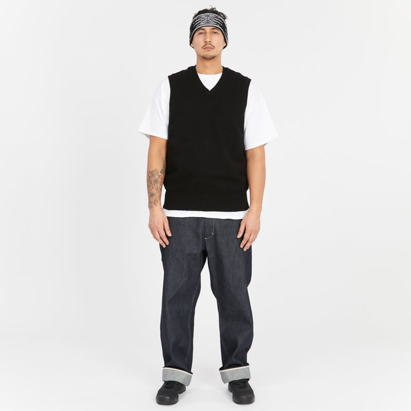 Sunburst Headband - Black & White Cotton