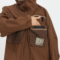 Wading Jacket - Brown Puckered Cotton