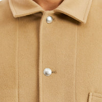 Barn Coat – Camel Wool