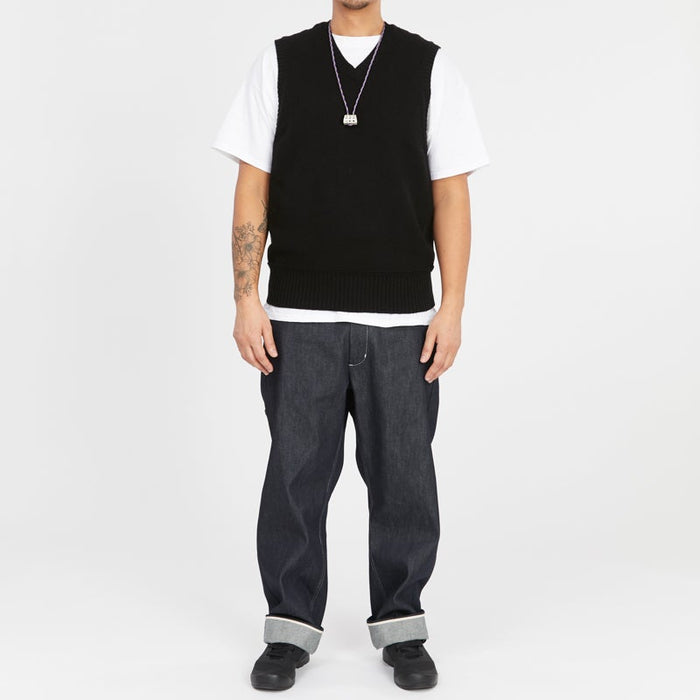 Large Hex Sterling Silver Necklace