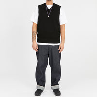 Large Hex Sterling Silver Necklace