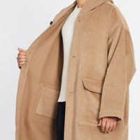 Canopy Coat - Camel Wool/Mohair