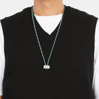 Small Hex Sterling Silver Necklace