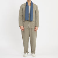 Spring Scarf - Blue Translucent Stripe