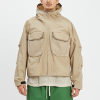Wading Jacket - Tan Nylon WR Ripstop