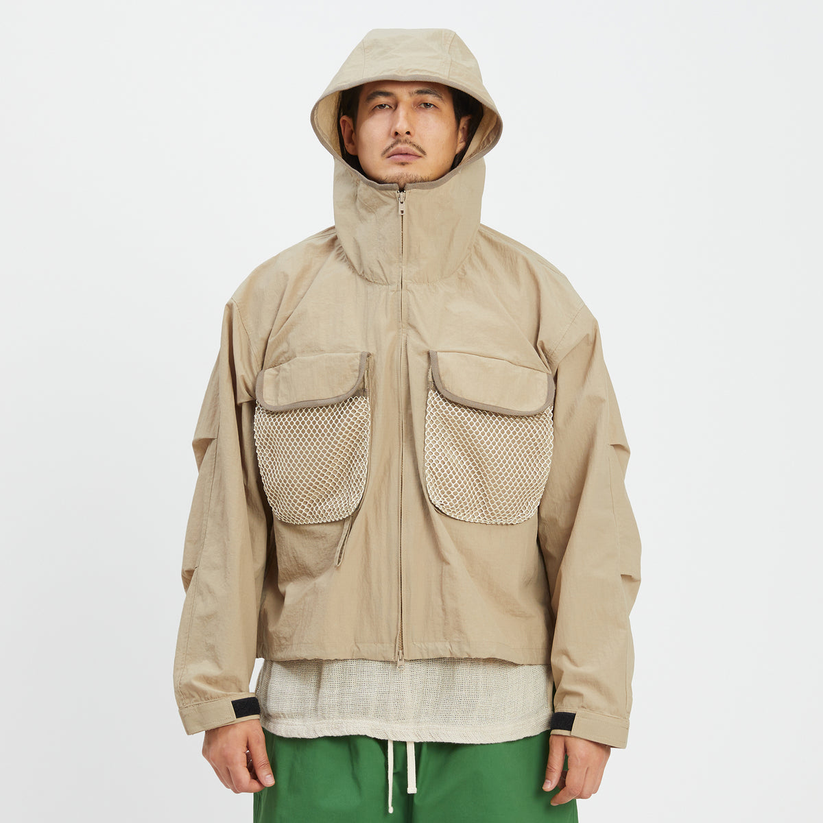 Wading Jacket - Tan Nylon WR Ripstop