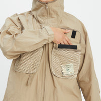 Wading Jacket - Tan Nylon WR Ripstop