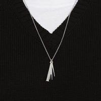 Trio Pendant Sterling Silver Necklace