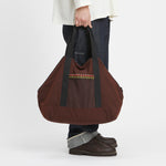 Weekend Bag - Brown Waxed Cotton/Nylon