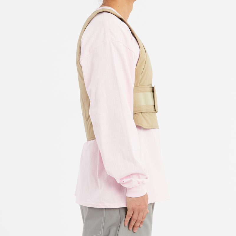 BP Vest - Tan Quilted Recycled Nylon WR