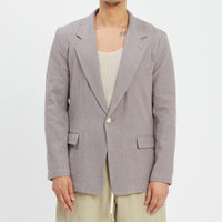 Julian Blazer - Grey Ramie