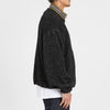 Half Zip Fleece - Black Wool Pile (Natural Speckle)