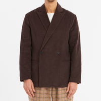 Darwin Blazer - Brown Cotton Corduroy