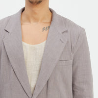Julian Blazer - Grey Ramie