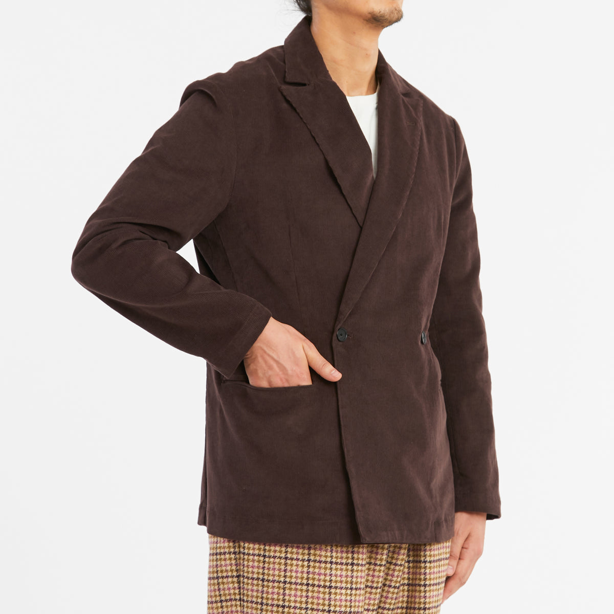 Darwin Blazer - Brown Cotton Corduroy