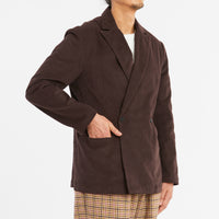 Darwin Blazer - Brown Cotton Corduroy