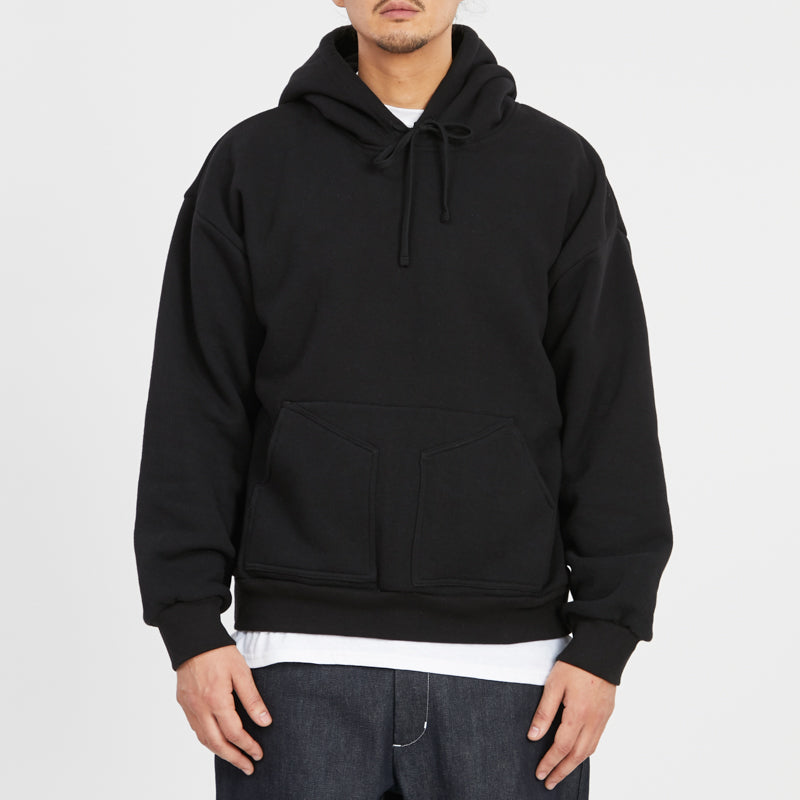 Reversible Evert Hoodie - Black Cotton Fleece