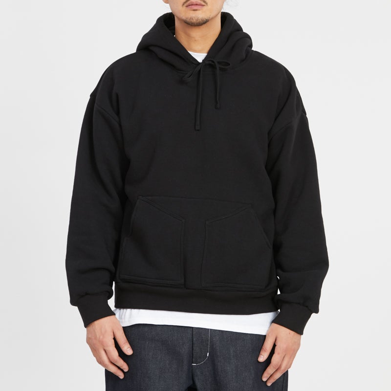 Reversible Evert Hoodie - Black Cotton Fleece